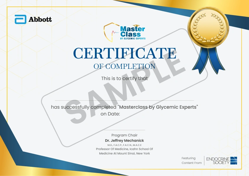 Certificate of completion